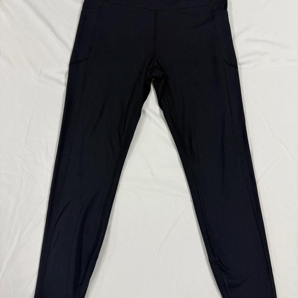 Victorias Secret Black High Waisted Leggings with Pockets Womens Size L